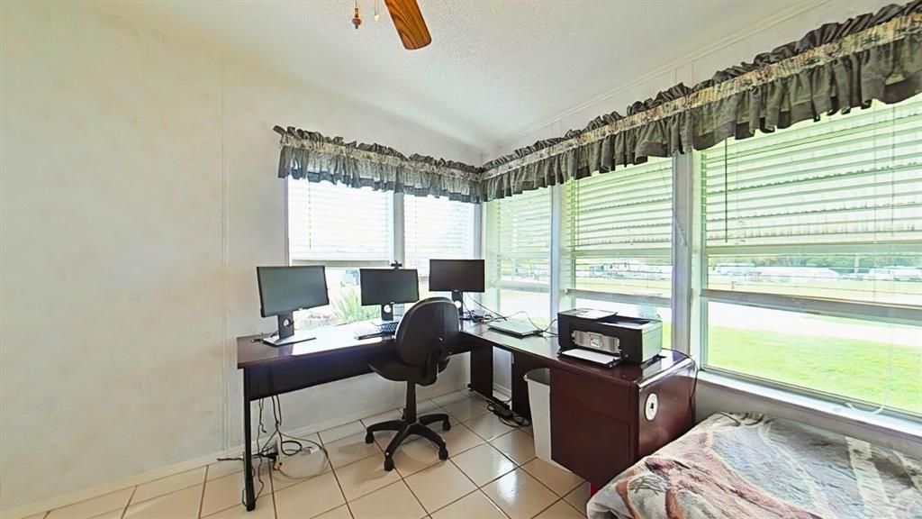Florida room is under heat and air and makes a wonderful home office if you like.
