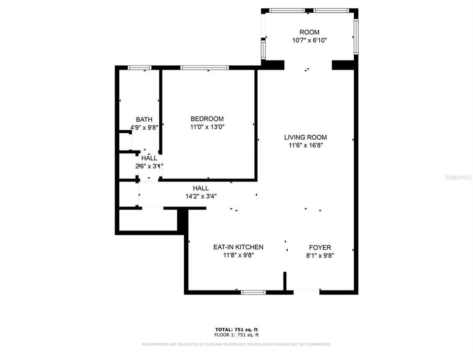 Recently Sold: $350,000 (1 beds, 1 baths, 745 Square Feet)