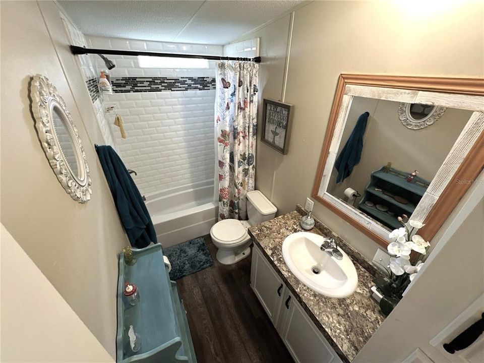 Bathroom 2 with tub/shower combo