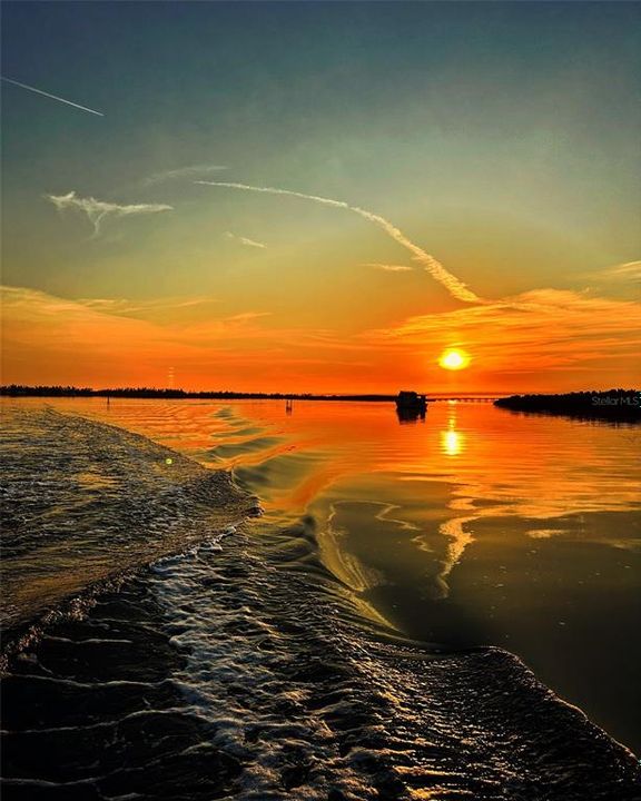 Beautiful Peace River Sunset