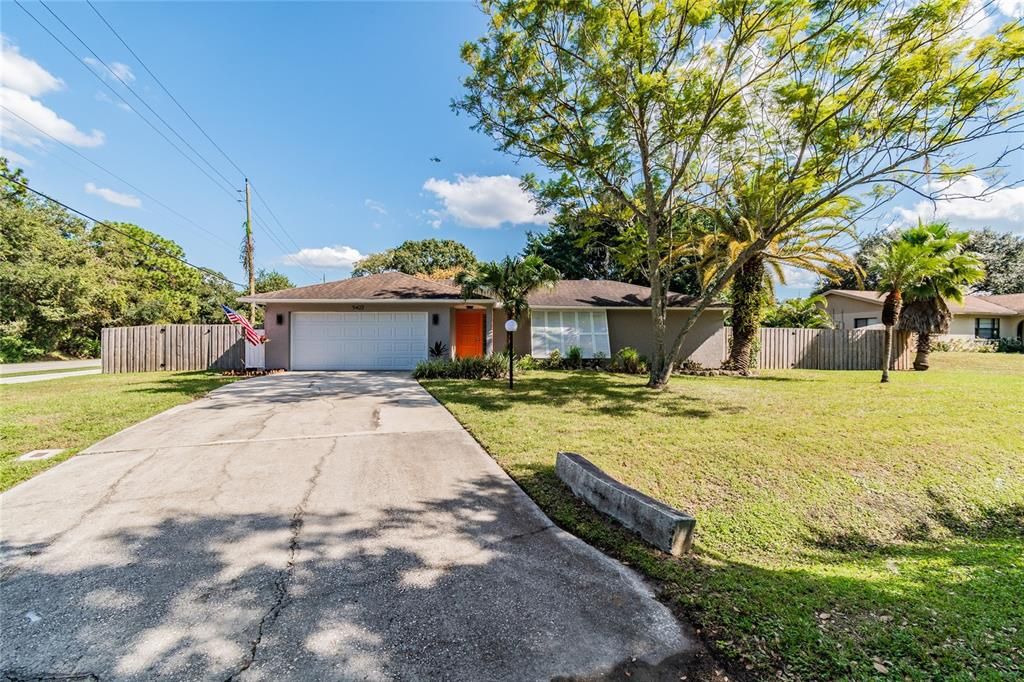 double driveway, with plenty of off road parking at front of house.