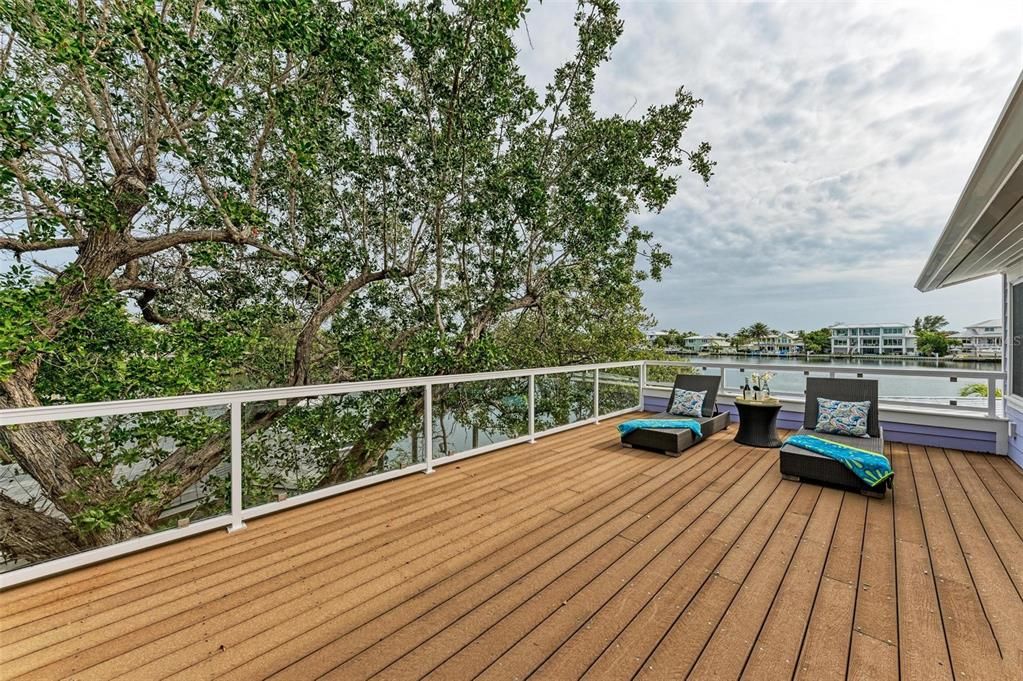 Sun deck off Primary Bedroom