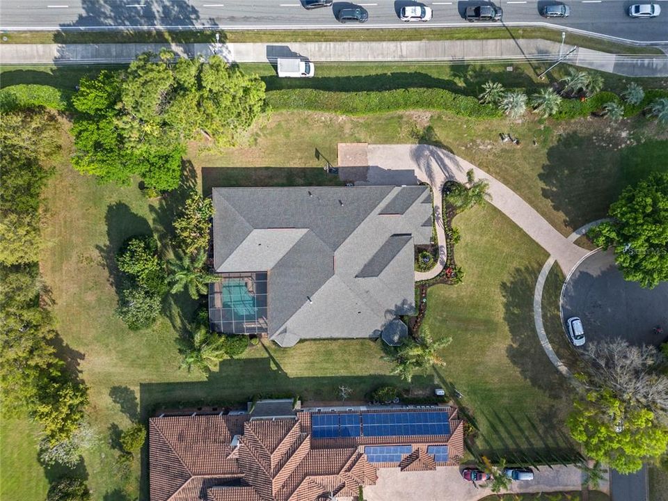 Aerial property view