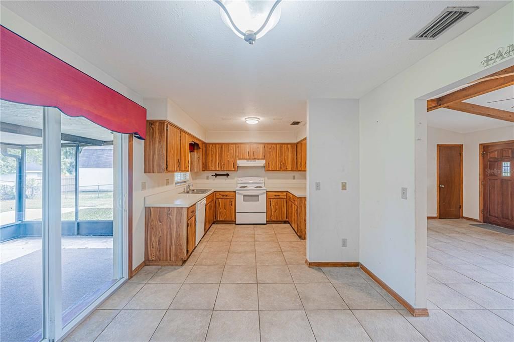 Dining Area and Kitchen