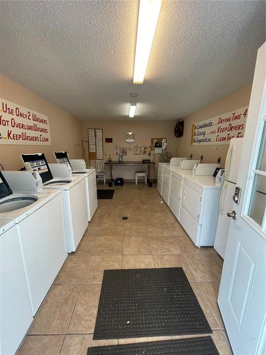 COMMUNITY LAUNDRY LOCATED IN CLUBHOUSE