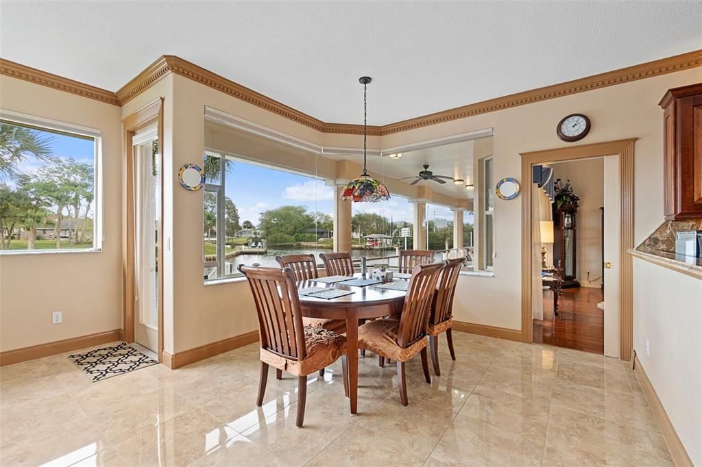 Breakfast Nook Overlooking Water