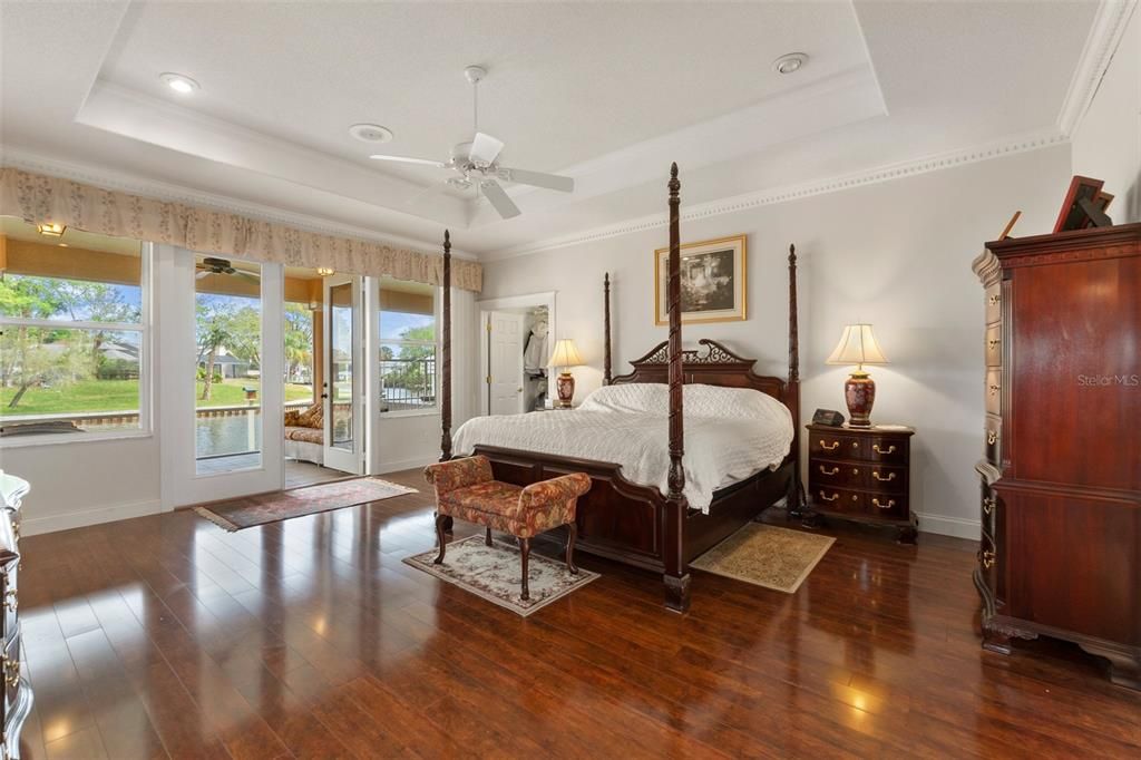 Primary Bedroom overlooking Water