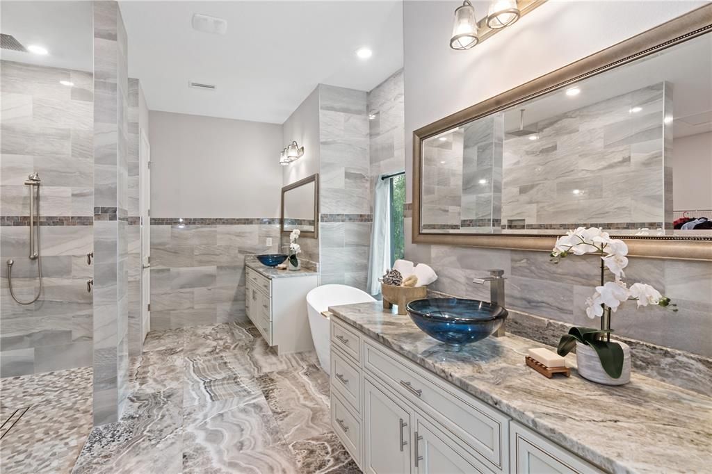 Master bath room.