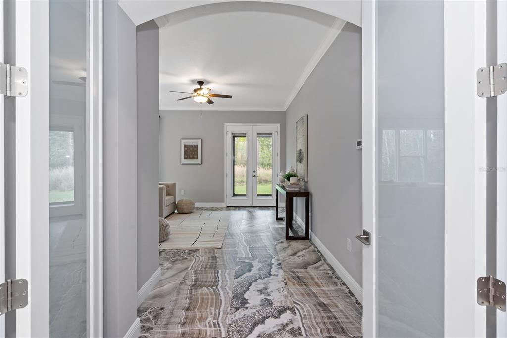 Master bedroom entrance.