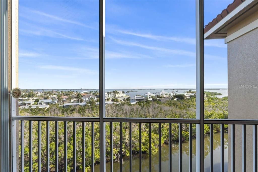 Watch the birds soar by and the sail boats float by on the beautiful Estero Bay and canal below from your private screened lanai.