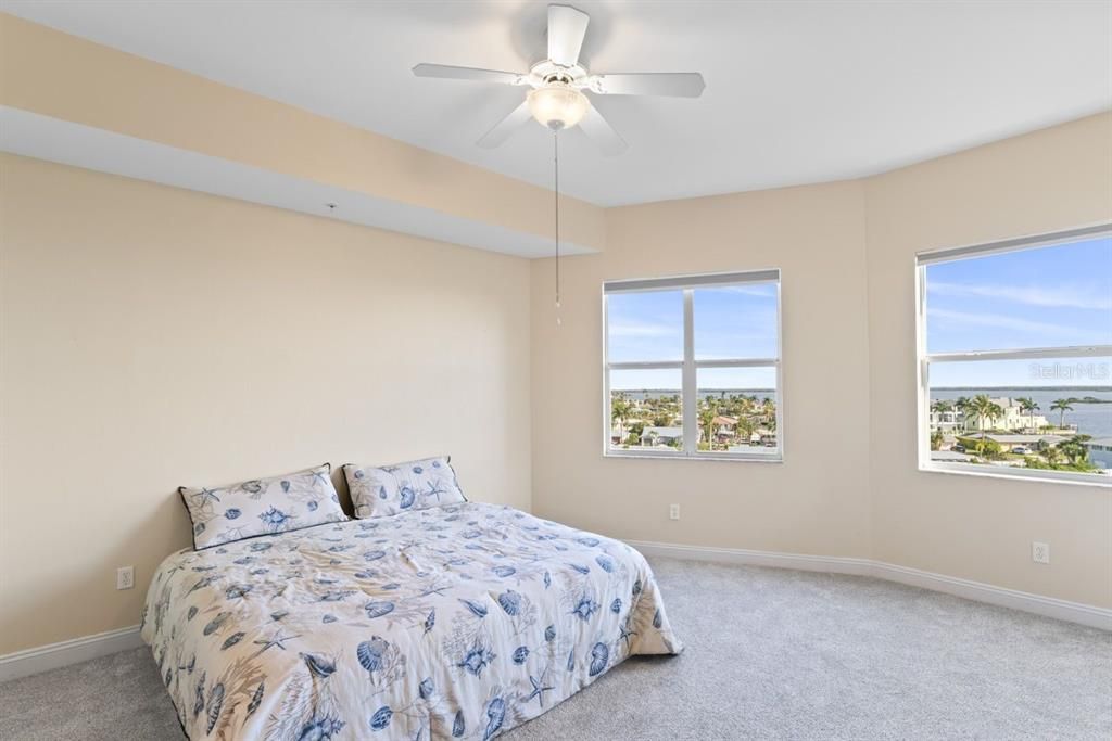 Wake up refreshed or fall asleep looking at the stars from your primary bedroom overlooking beautiful Estero Bay!