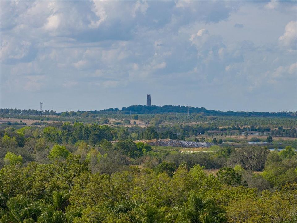 View of Bok Tower from course