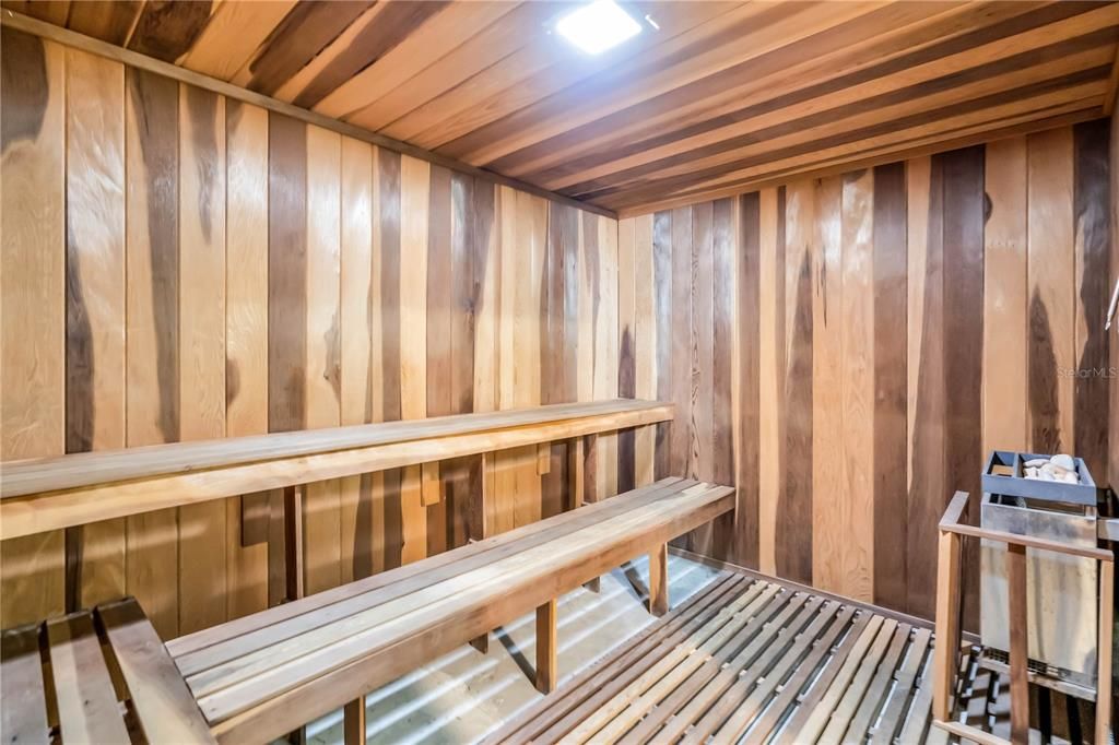 Community dry sauna