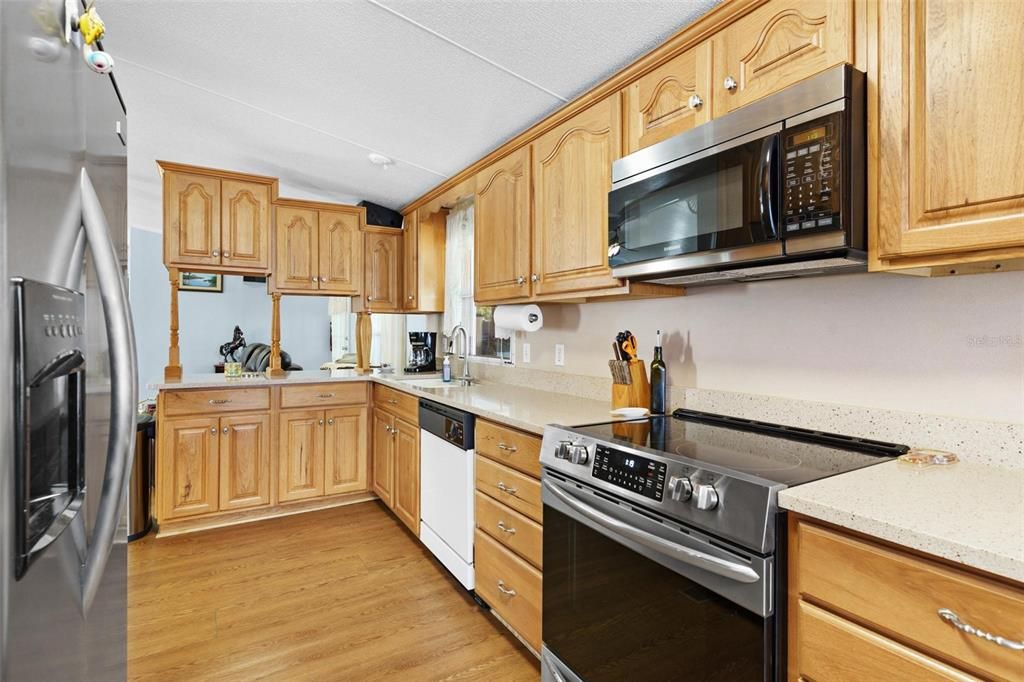 Kitchen with  Stainless Steel Appliances
