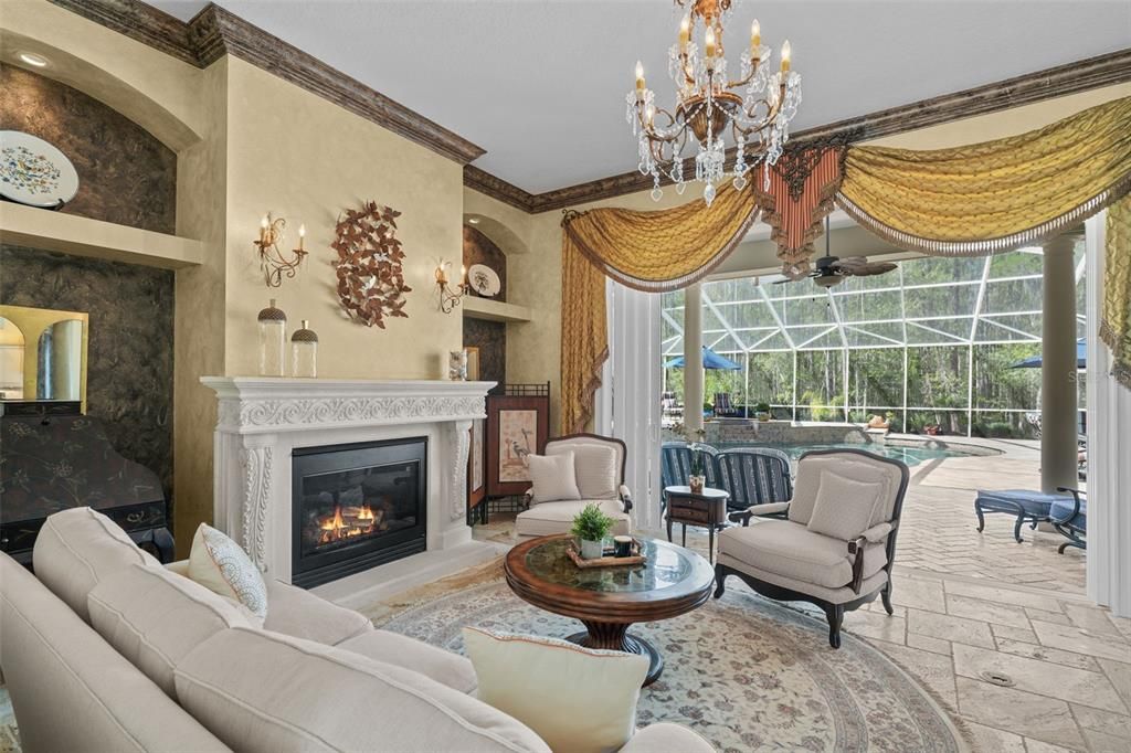 Formal Living Room with Views of the Lanai