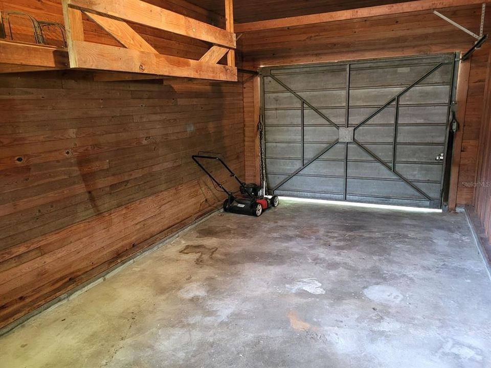 Garage storage shelves