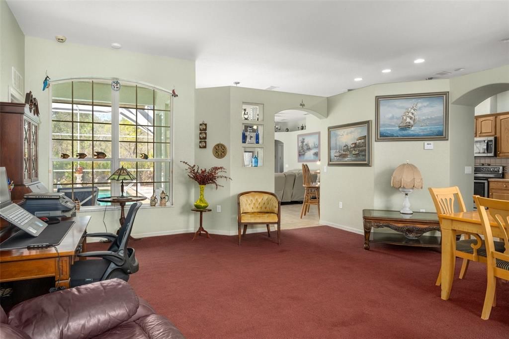 Formal Dining and sitting area