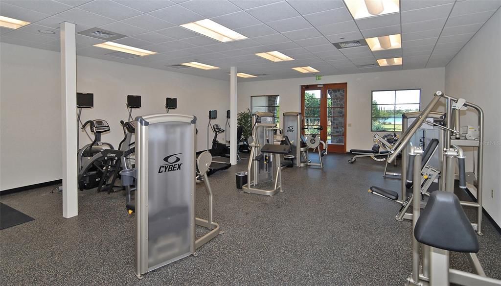 A glimpse of some of the fitness area....