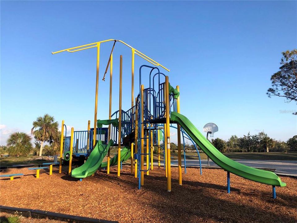 Playground Located at the South Gulf Cove Community Boat Ramp