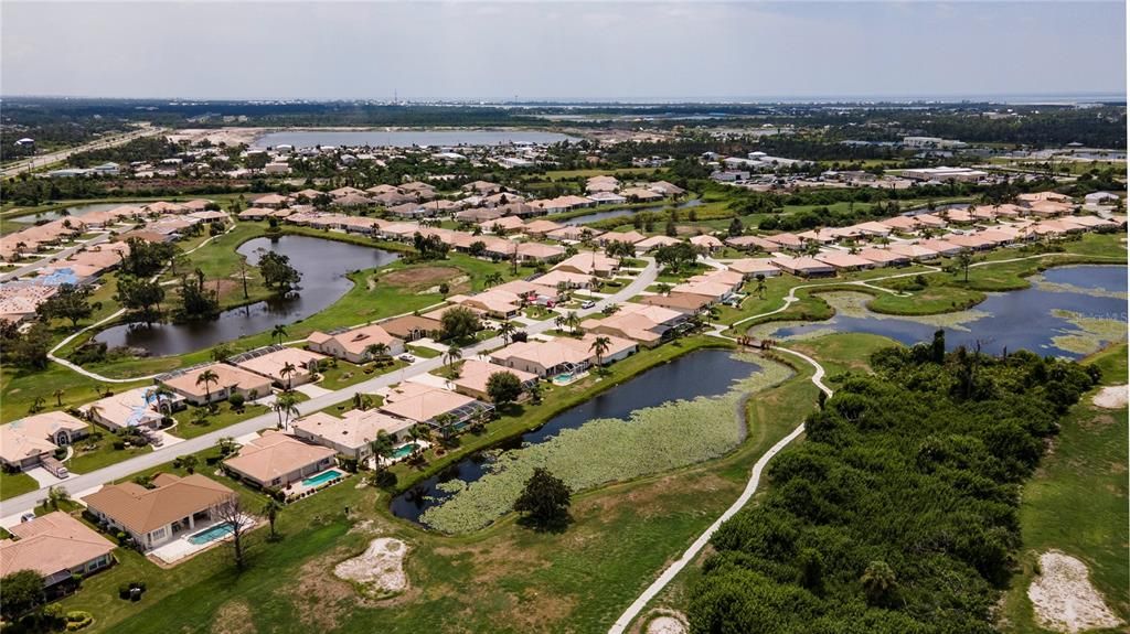 Aerial view of Oyster Creek