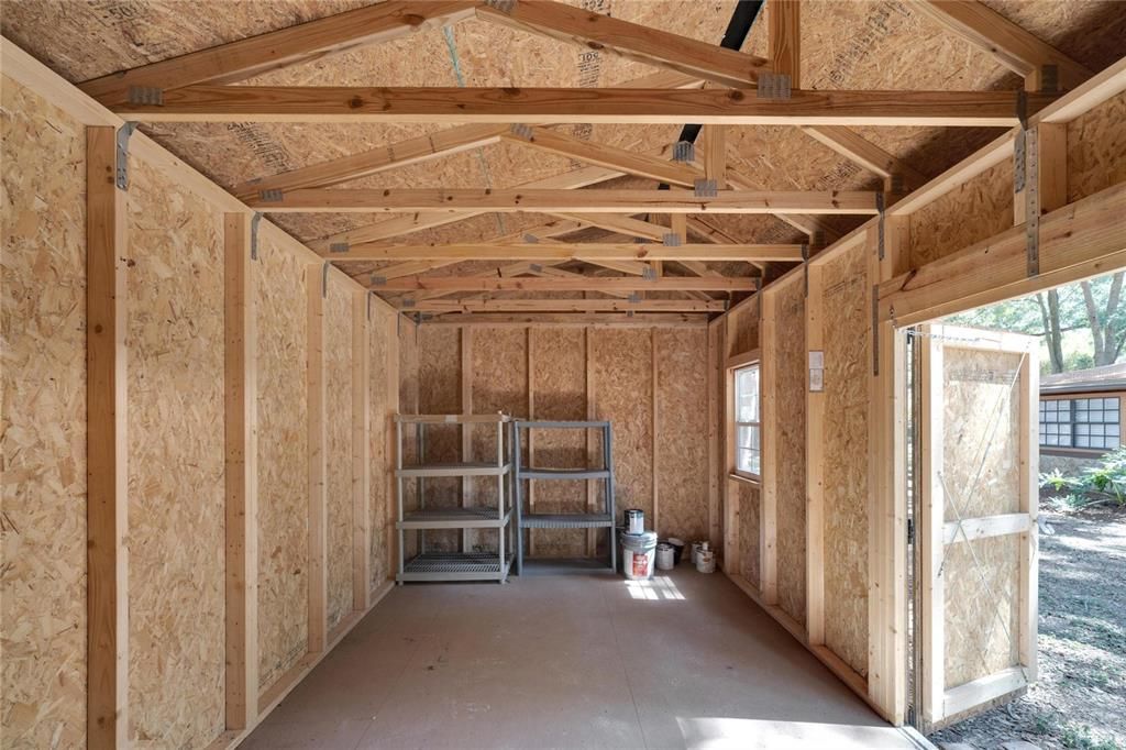 Cooper Shed Interior