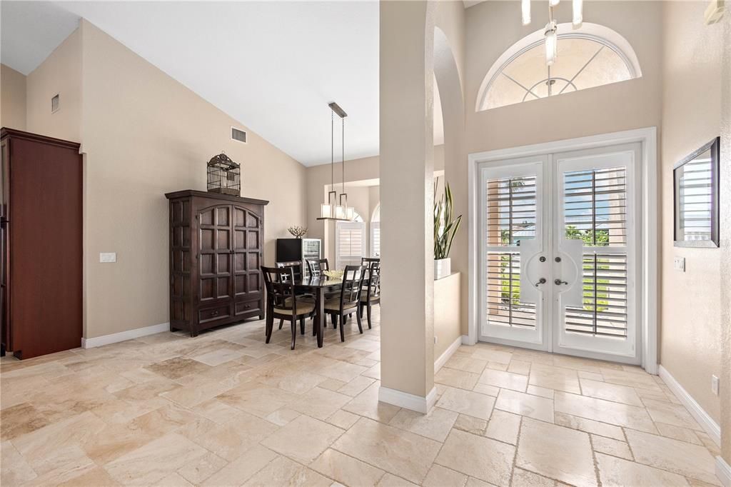 Entry and Dining Room