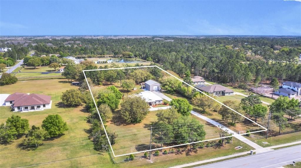 Over 3 acres, Fully Fenced