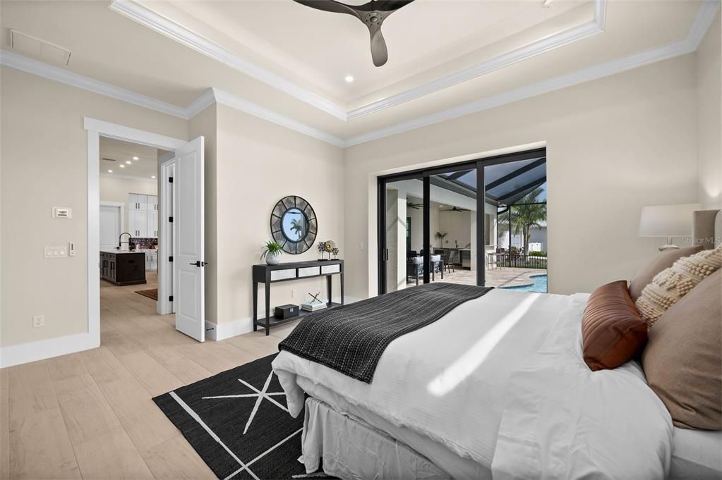 2nd Master Bedroom with Pool View