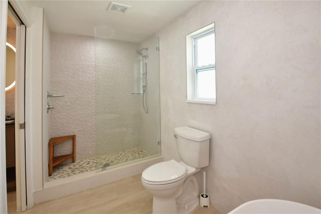 Primary Suite Bath with Walk in Shower
