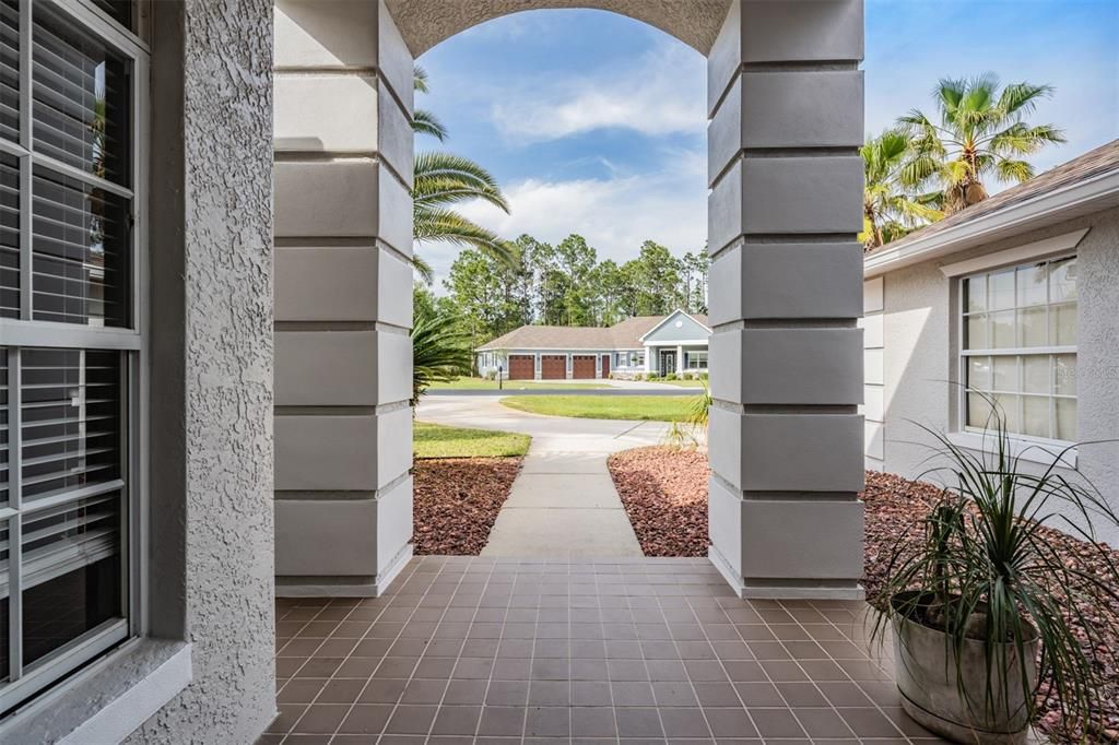 View from Front entrance