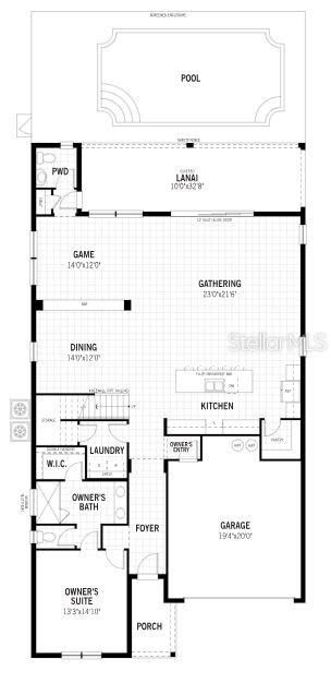 Napa III Floorplan - First Floor