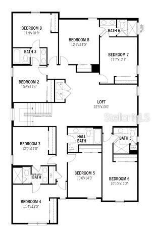 Napa III Floorplan - Second Floor