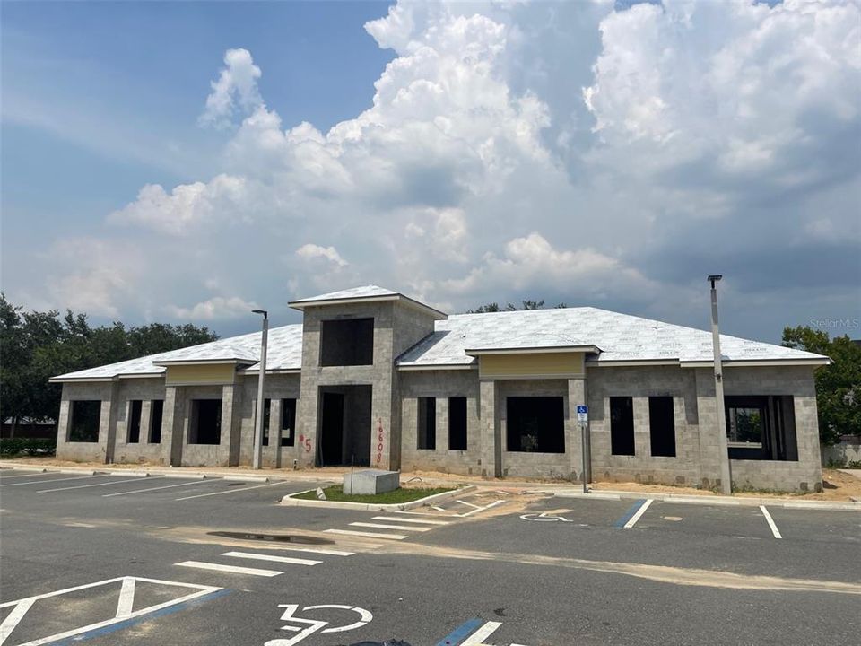 Front under construction July 2024