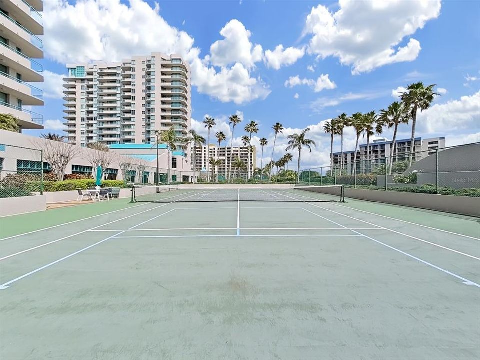 Tennis Court with Pickleball