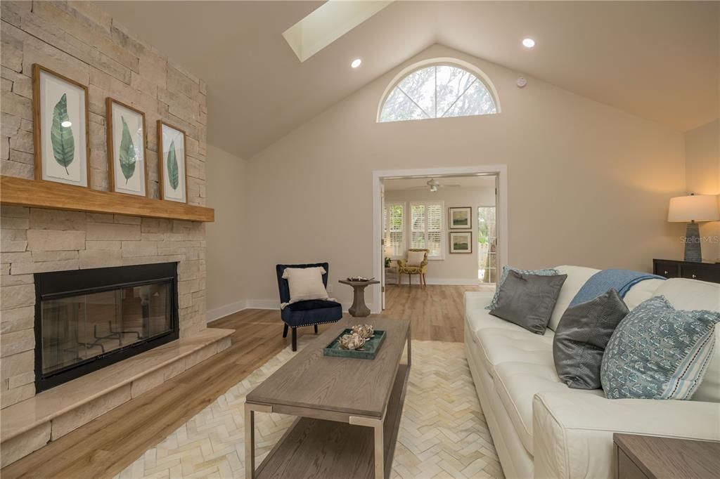 Vaulted Ceilings Provide Lots of Natural Light