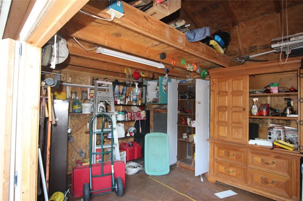 Inside Shed