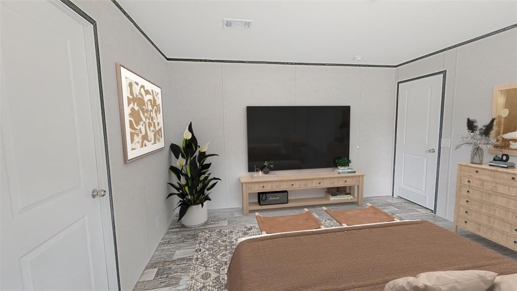 Master Bedroom-virtually staged