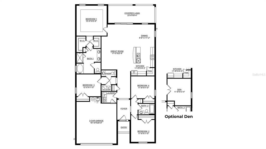 Active With Contract: $477,990 (4 beds, 2 baths, 2045 Square Feet)