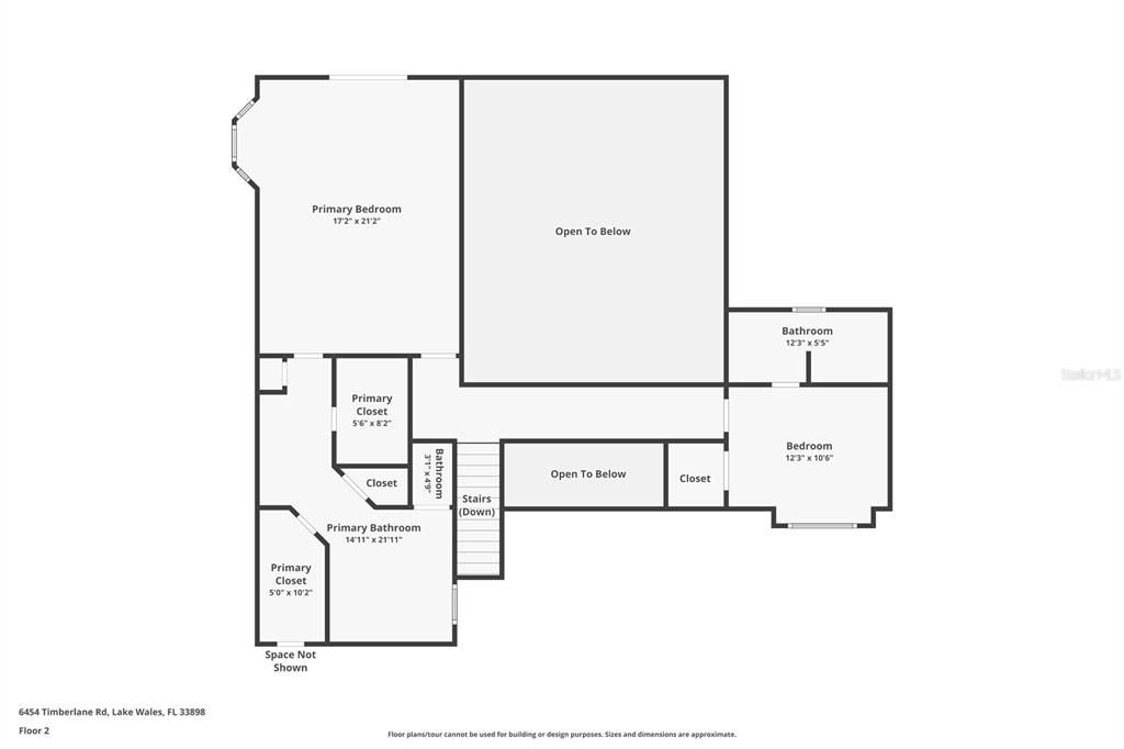 Floorplan of the 2nd floor