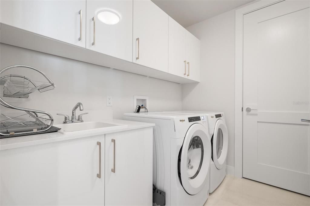 Laundry room and utility closet