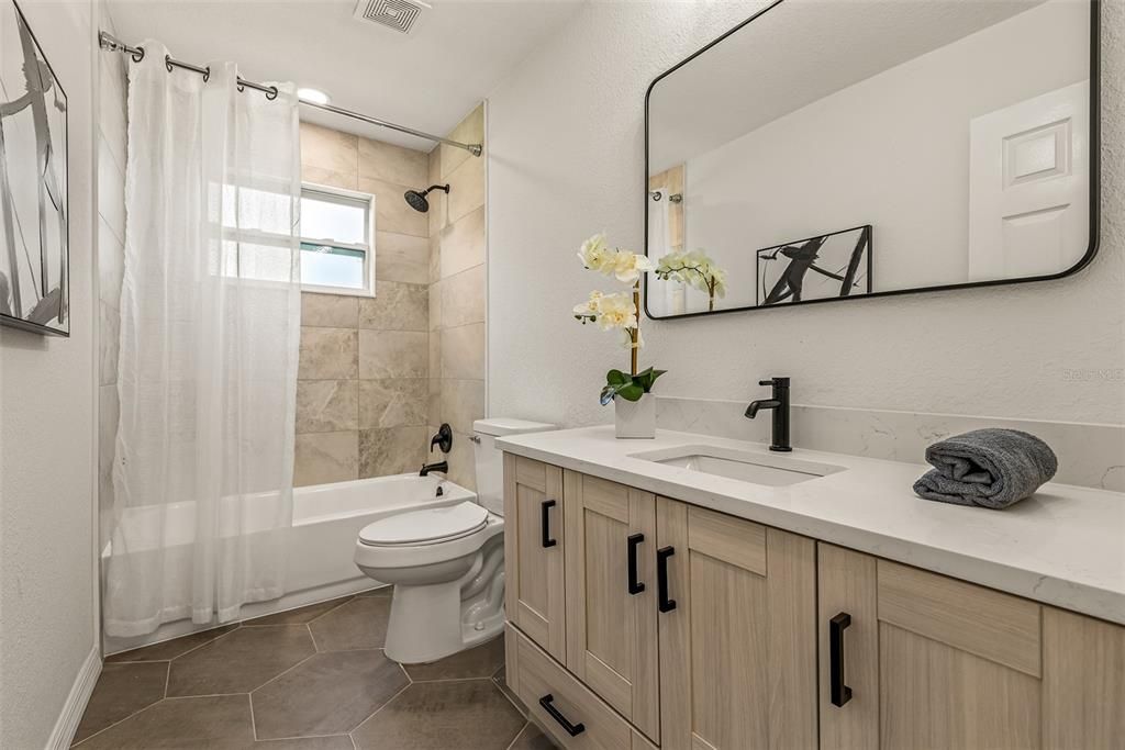 Guest bedroom modern Quartz vanity