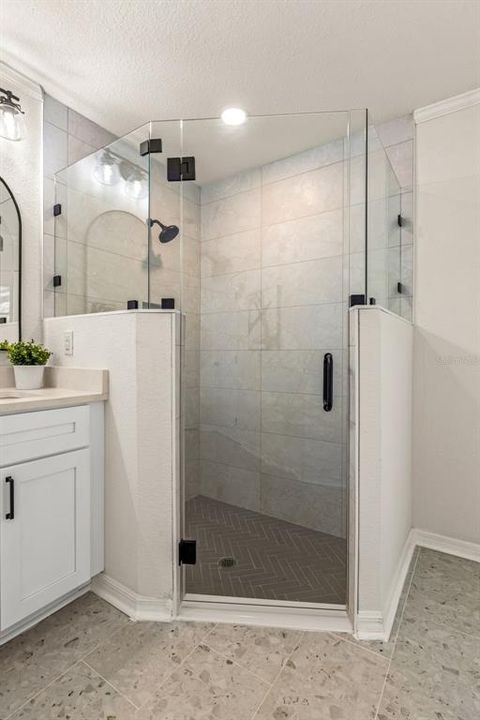 Primary bathroom shower