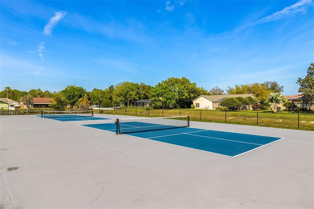 Community pickleball courts