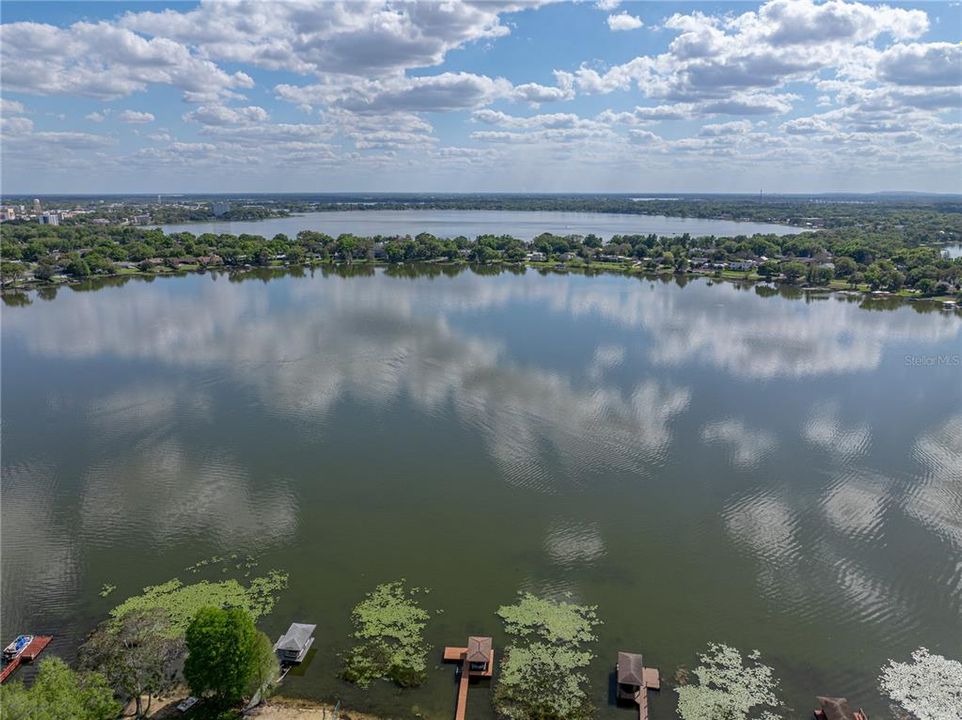 AERIAL VIEW OF LAKE MIRROR