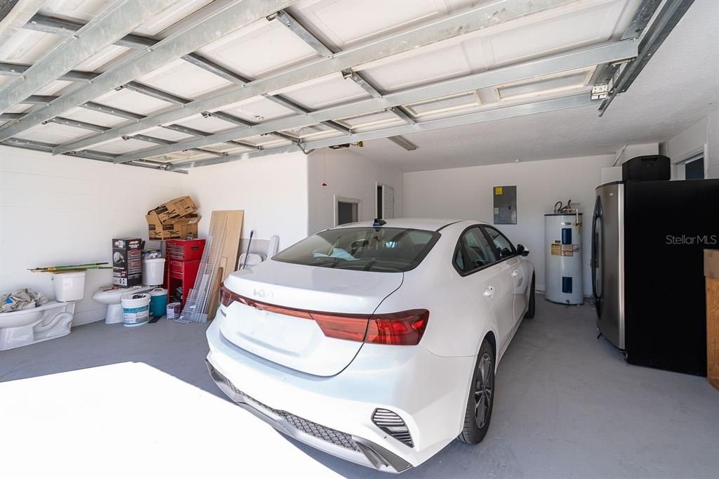 Garage with office