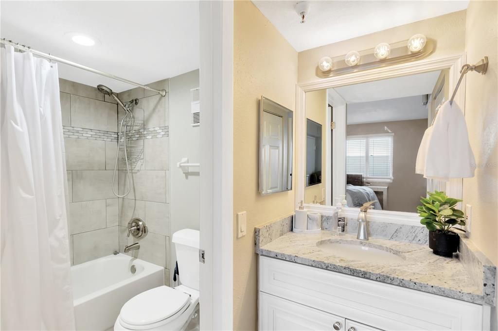 Guest bathroom appointed to perfection.