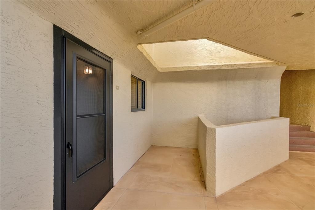 If you like privacy, this unit is set apart at end of hallway.