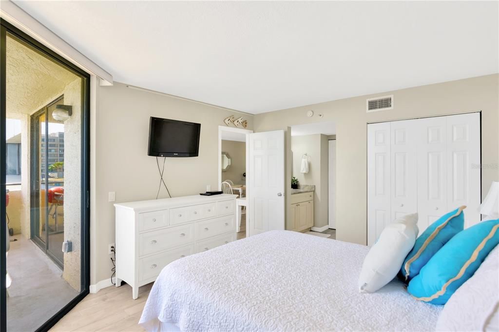 With private access to the balcony, large closet and ensuite bathroom can be all yours!