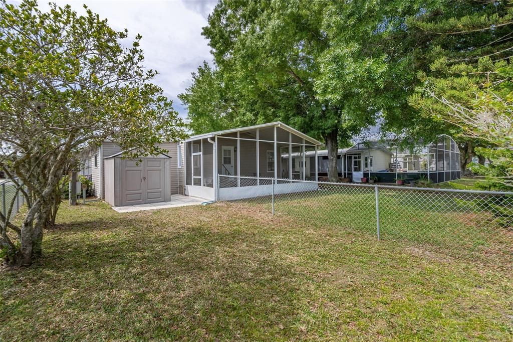 Open yard space AND a fenced in portion