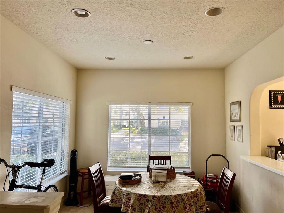 Dining Room opens to the kitchen with a pass through and flows into the living room